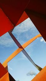 Low angle view of building against sky