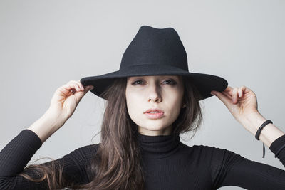 Portrait of a beautiful young woman