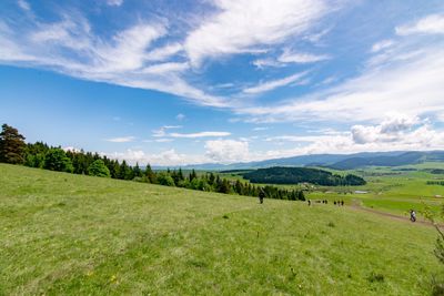 Scenic view of landscape against sky