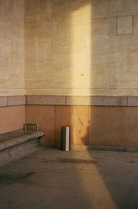 Empty corridor of building