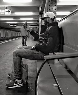 Man playing piano