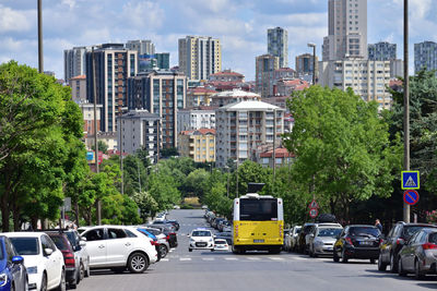 Buildings in city