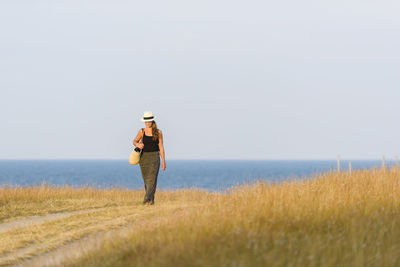 Woman at sea