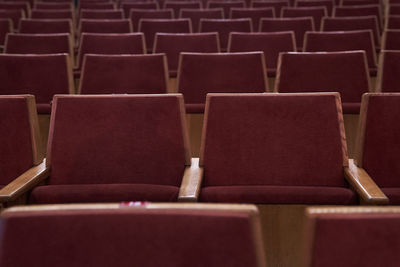 Full frame shot of empty theater