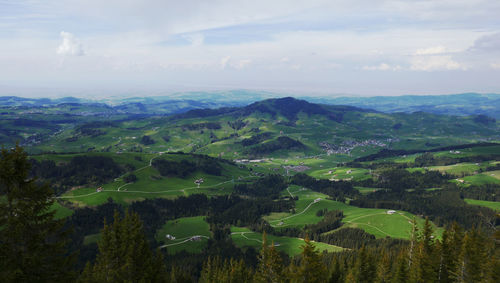 Scenic view of landscape against sky