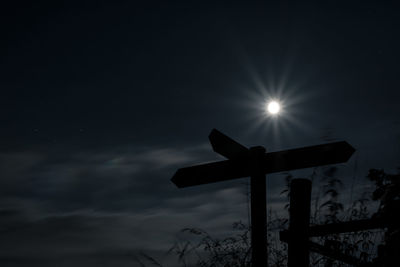 Silhouette of trees at sunset
