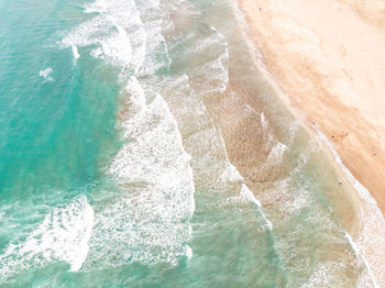 High angle view of swimming pool