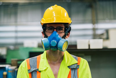 Portrait of man working