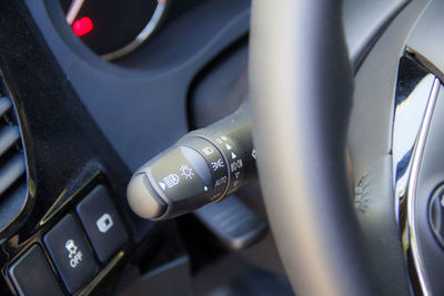 Close-up of vintage car