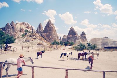 Scenic view of mountains