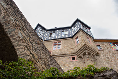 Low angle view of building against sky