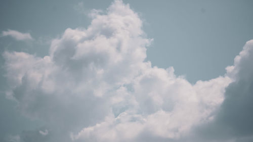 Low angle view of clouds in sky