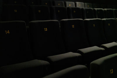 Full frame shot of empty chair