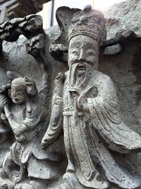 Close-up of buddha statue