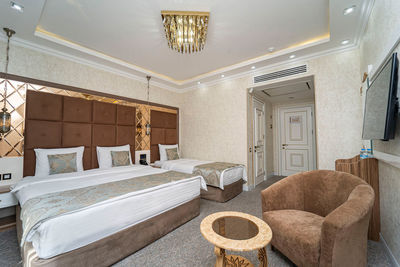 Empty seats in room at home