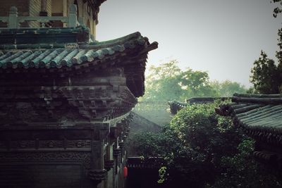 View of temple against sky