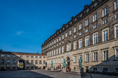 The danish parliament building christiansborg