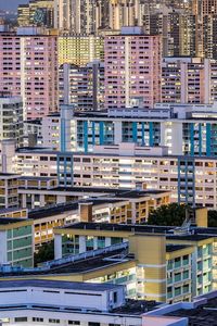 Full frame shot of residential building