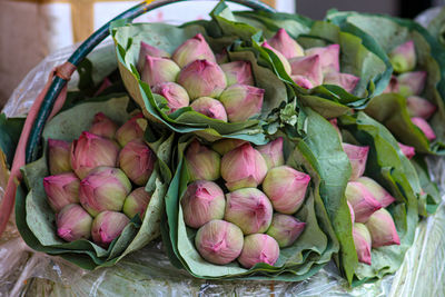 Close-up of vegetables for sale at market stall