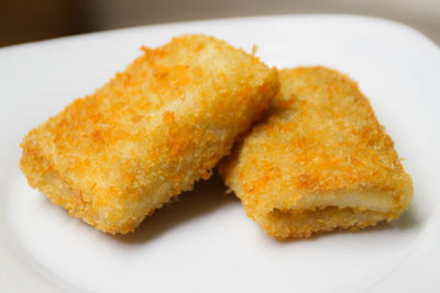 Close-up of pasar risoles in plate