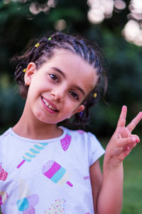 Portrait of a smiling girl