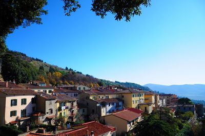 View of townscape in siena, italy.