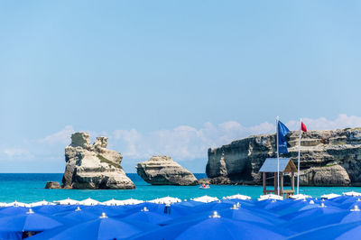 Panoramic view of sea against sky