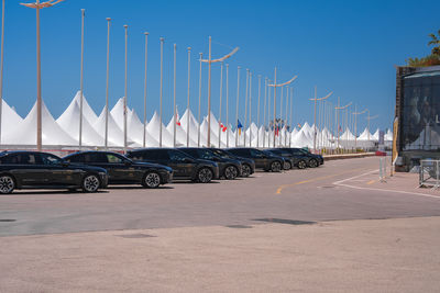 Cars on street