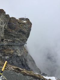 Rock formations against sky