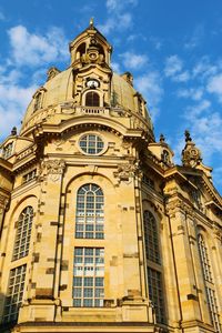 Low angle view of a building in dresden 