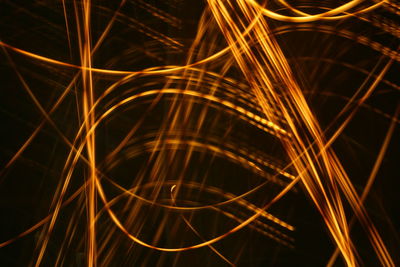 Full frame shot of orange light painting