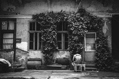 View of abandoned building