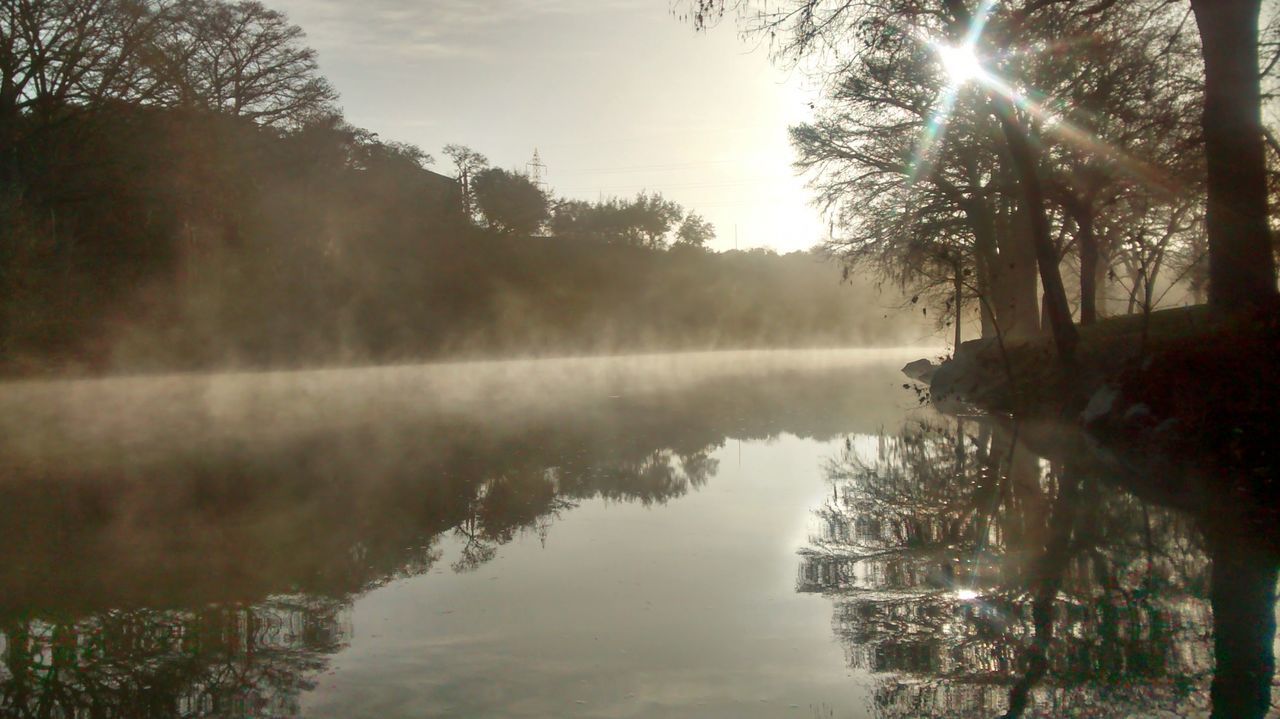 Smoke On The Water, Fog On Water, Early Morning Quiet River