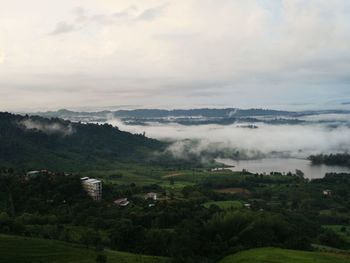 Scenic view of landscape against sky