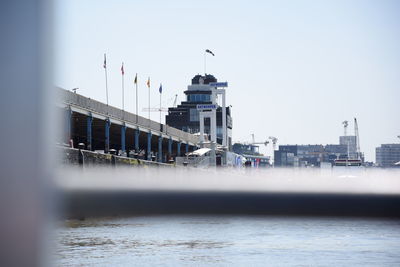 View of buildings at waterfront