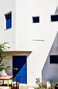 Residential building with windows