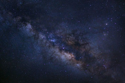 Low angle view of stars in sky