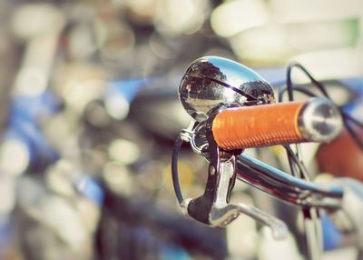 Close-up of bicycle