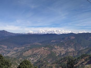 Scenic view of landscape against sky