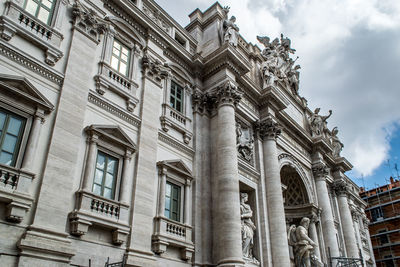 Low angle view of historical building