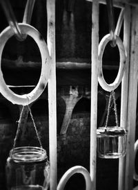 Close-up of metallic structure