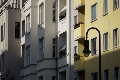 Low angle view of residential buildings