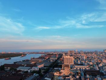 Cityscape against sky