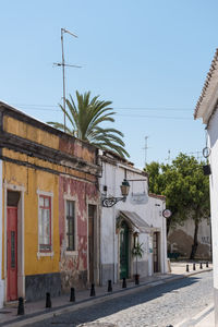 View of built structure against clear sky