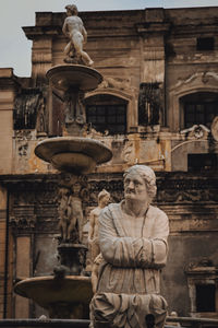 Statue of old building