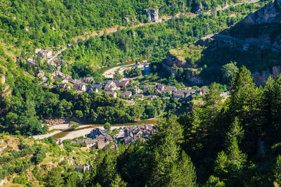 Saint enimie in lozere in france