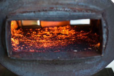 Close-up of rusty metal