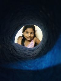 Portrait of smiling girl