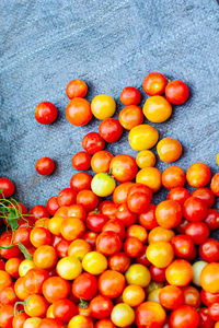 High angle view of tomatoes