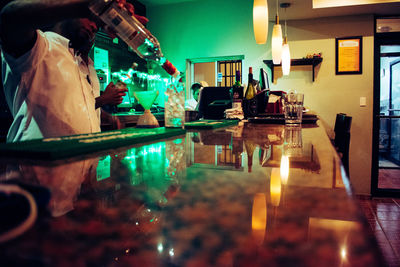 View of food on table